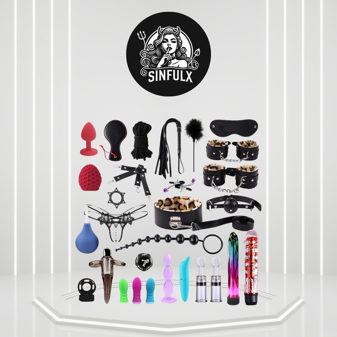 30-Piece Complete BDSM Sex Play Kit