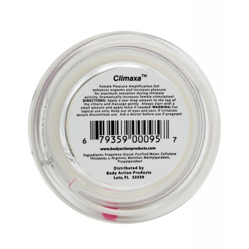 Climaxa Female Pleasure Amplification Orgasm Enhancement Stimulating Gel 0.5 Oz