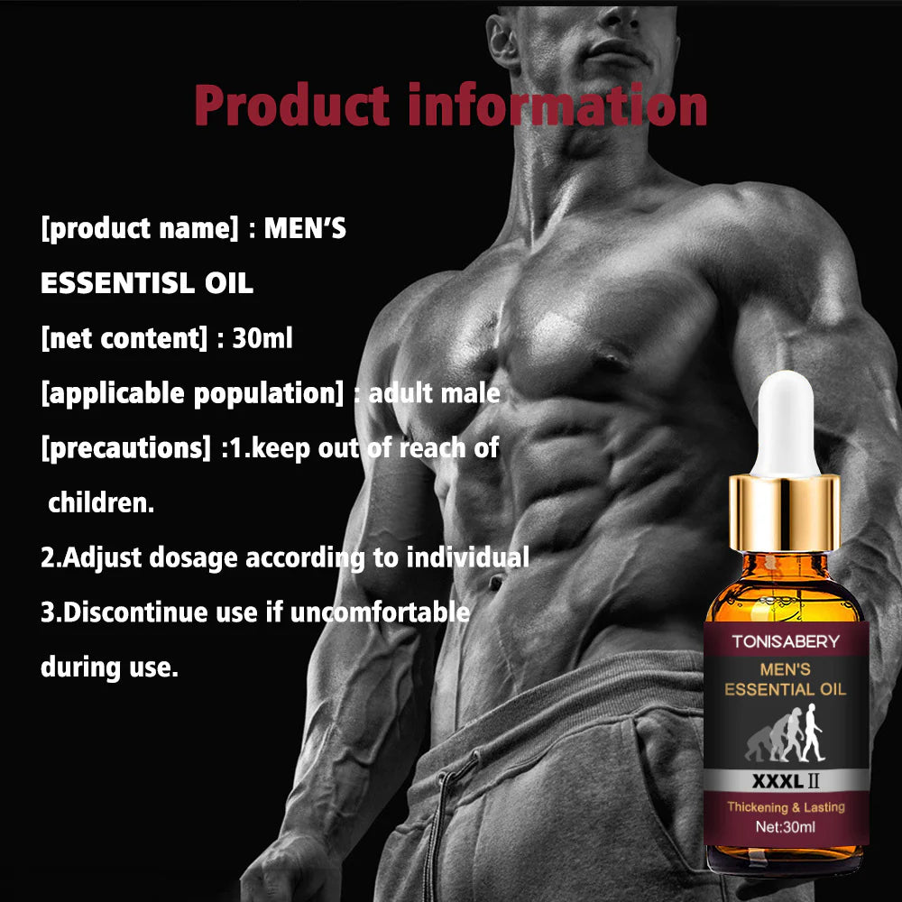 Gentleman'S Vital Oil Intimate Area Massage Enhancement Tool Wellness Care Sensual Adult