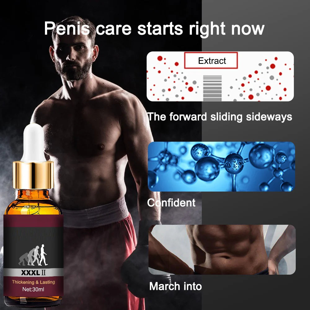 Gentleman'S Vital Oil Intimate Area Massage Enhancement Tool Wellness Care Sensual Adult