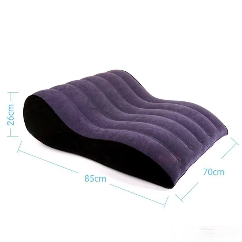 Luxury Inflatable Perfect Wave Pillow Sofa Adult Bed Bean Bag Sofa Adult Bed Fun Sofa for Couple Love Games Body Support
