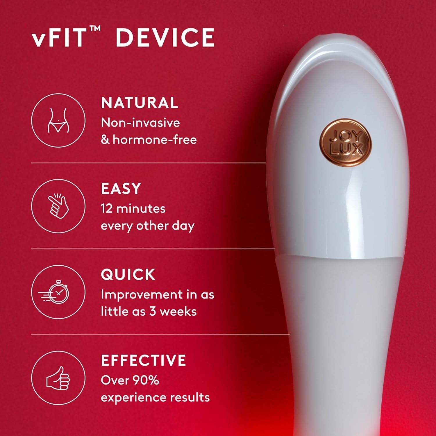 - Vfit and Photonic Gel Set, Red LED Light Feminine Health Device for Women, Wellness System for Menopausal Women & New Moms, Promotes Natural Hydration, Helps Tighten Pelvic Floor (2-Pack Set)