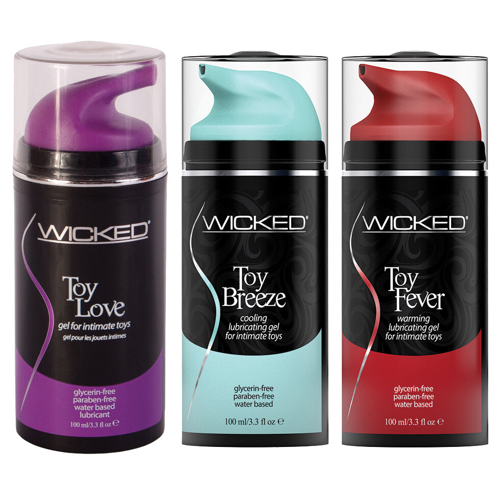 Wicked Toy Love Water Based Lubricating Gel for Intimate Toys 3.3 Oz