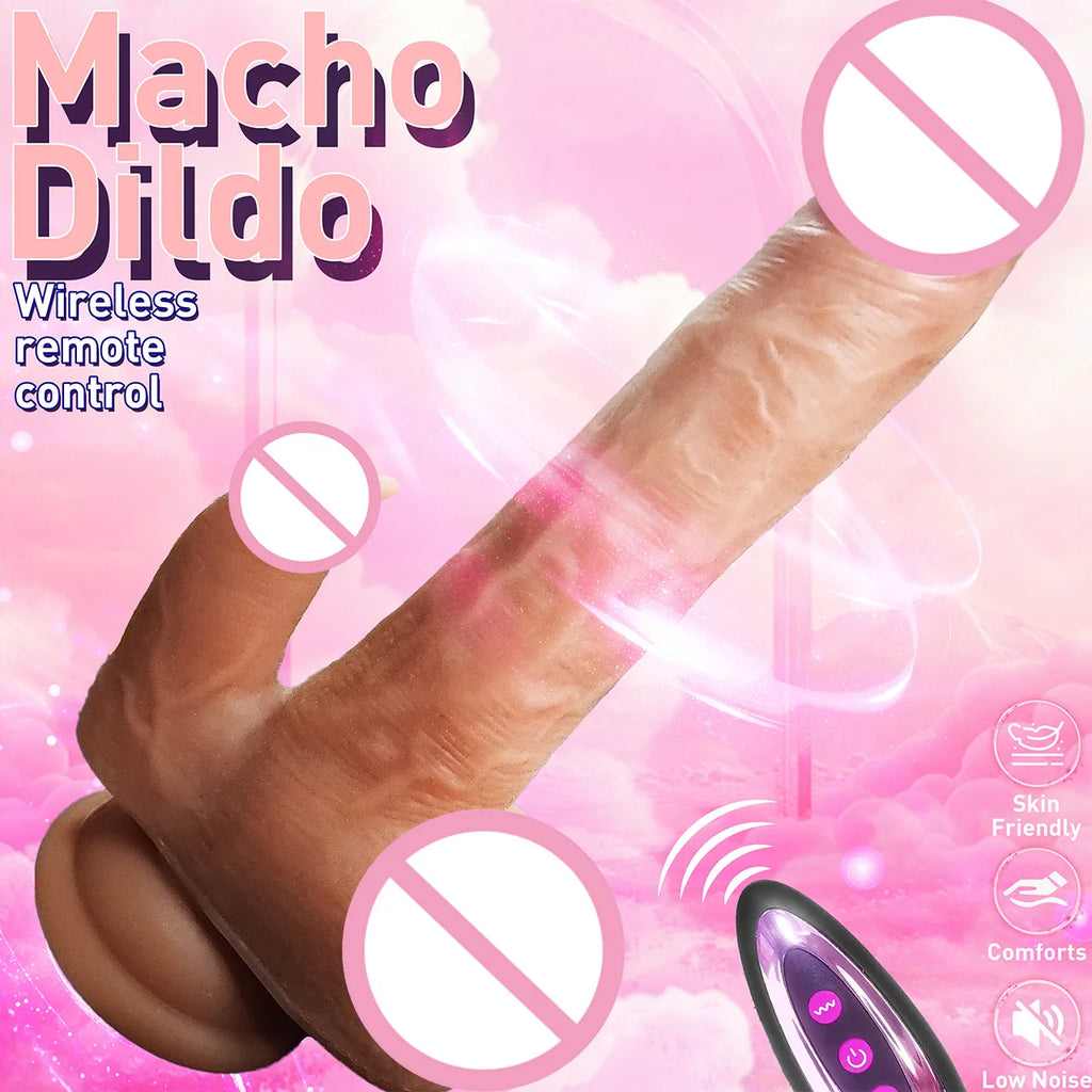 Adult Toys Female Masturbation Massager Multiple Vibration Modes Dildo Stimulates G-Spot and Clitoris Couples' Intimate Toys