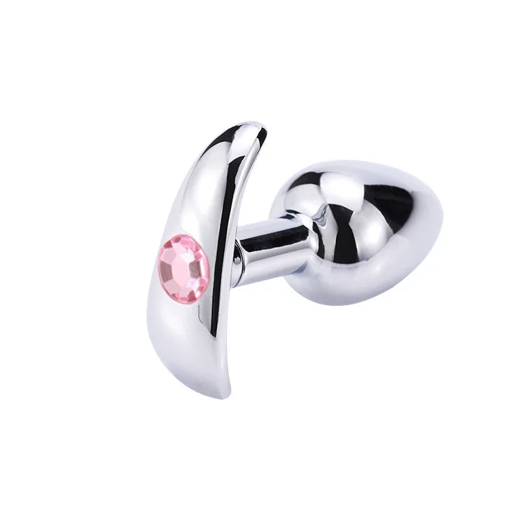 Anal Plug Metal Anchor Base Women Butt Plug Couple Adult Sex Toy Aluminum Alloy Man Butt Plug Trainer Adult Sex Anal Masturbator