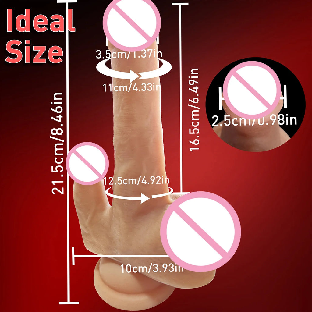 Adult Toys Female Masturbation Massager Multiple Vibration Modes Dildo Stimulates G-Spot and Clitoris Couples' Intimate Toys