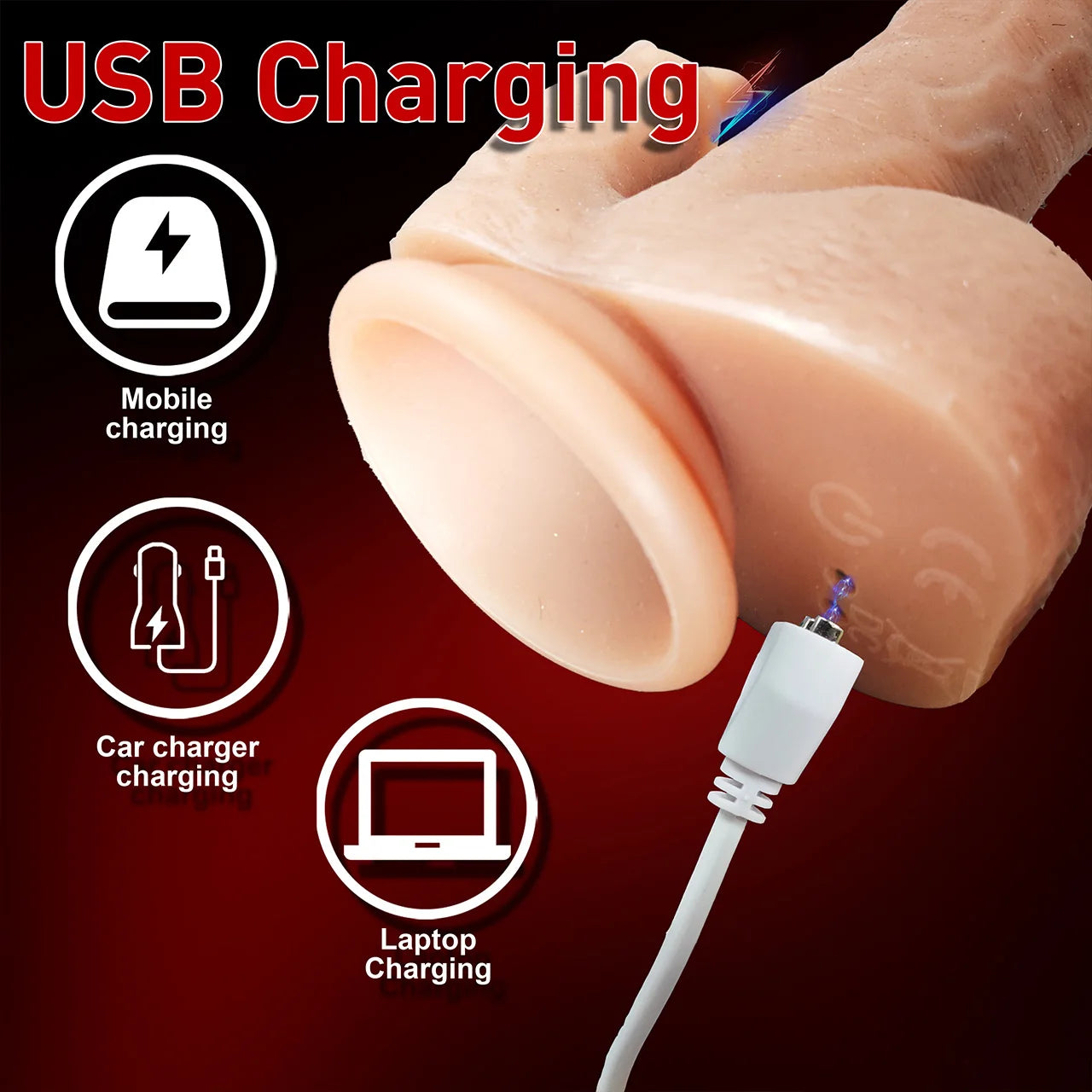 Adult Toys Female Masturbation Massager Multiple Vibration Modes Dildo Stimulates G-Spot and Clitoris Couples' Intimate Toys