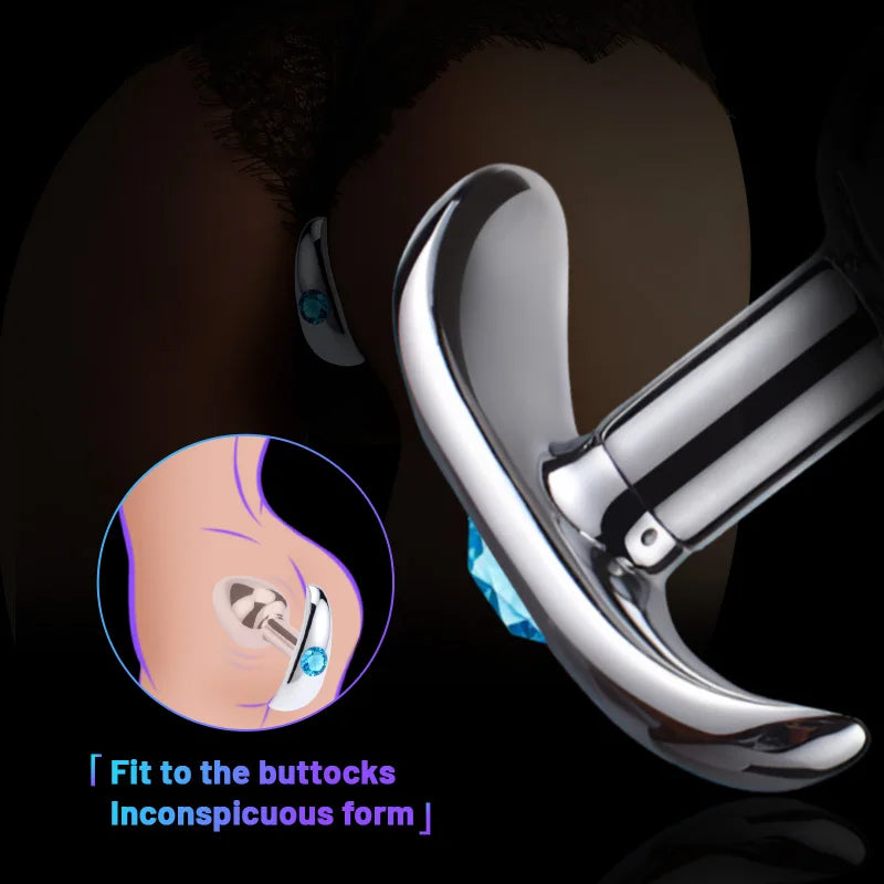 Anal Plug Metal Anchor Base Women Butt Plug Couple Adult Sex Toy Aluminum Alloy Man Butt Plug Trainer Adult Sex Anal Masturbator