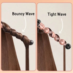 5 in 1 Curling Iron Set - BESTOPE PRO Curling Wand Iron with Interchangeable Barrels, 0.35”-1.25” Hair Curler Wand for Hairstyle