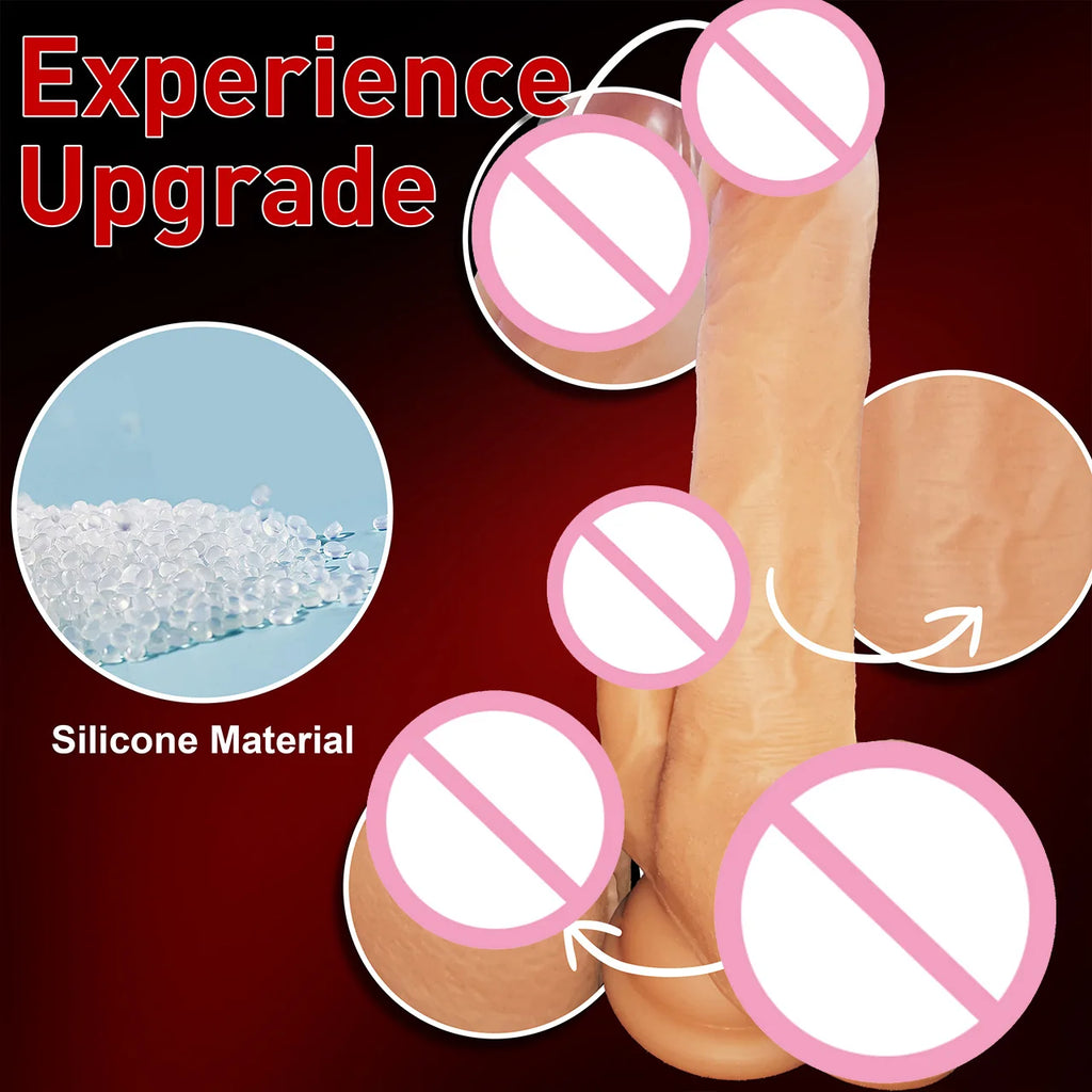 Adult Toys Female Masturbation Massager Multiple Vibration Modes Dildo Stimulates G-Spot and Clitoris Couples' Intimate Toys