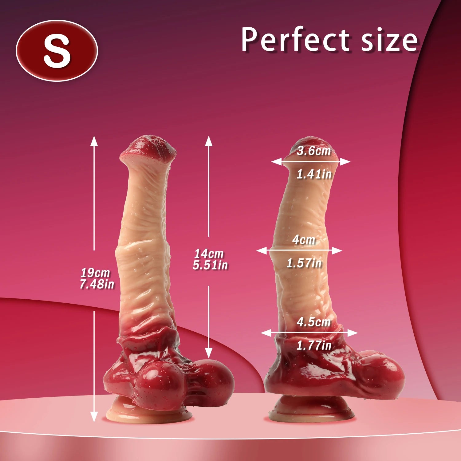 Super Long Horse Dildo Huge Animal Penis Monster Fantasy Dick Female Masturbation Sex Toys for Men/Women Couples Anal Plug 18+