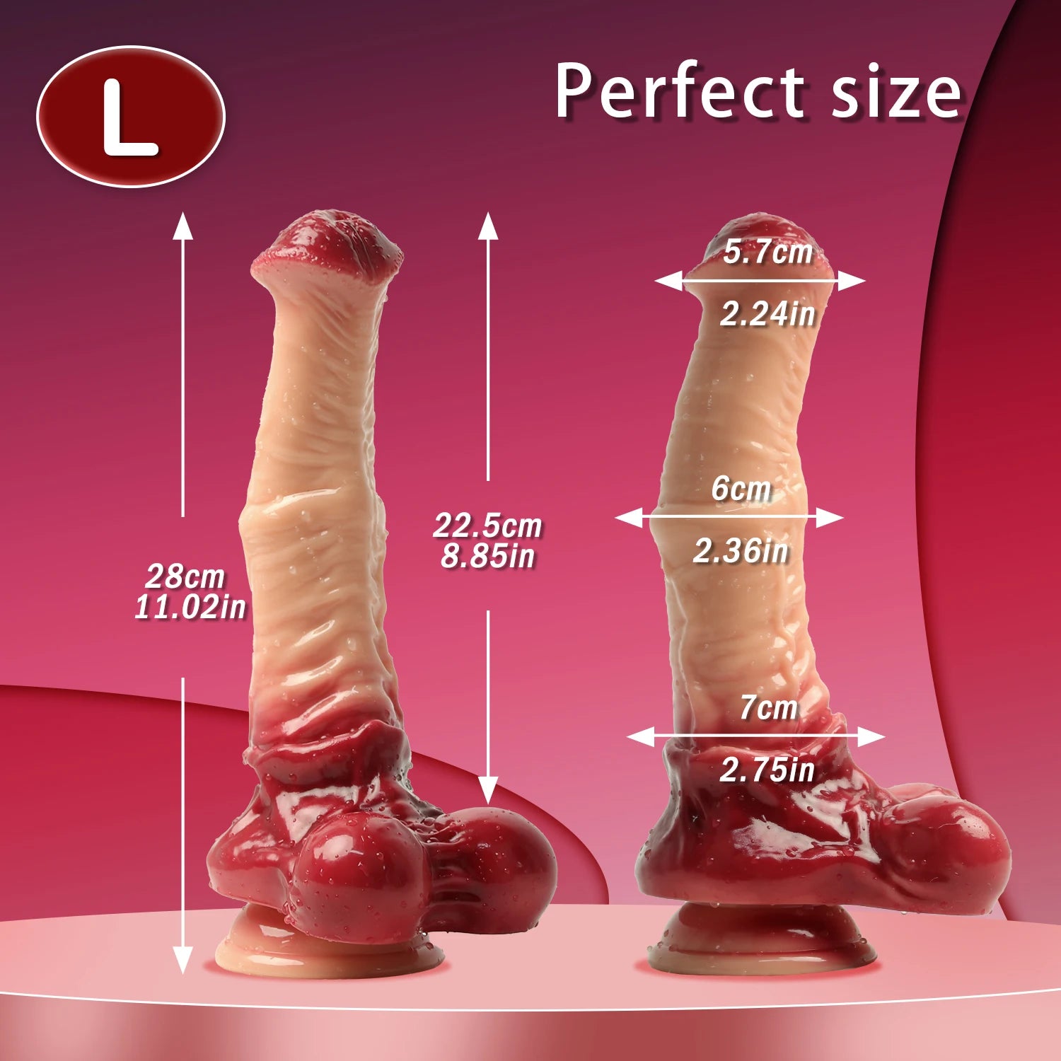 Super Long Horse Dildo Huge Animal Penis Monster Fantasy Dick Female Masturbation Sex Toys for Men/Women Couples Anal Plug 18+