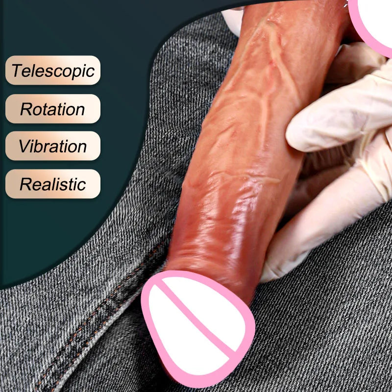 Super Realistic Dildo Vibrator Silicone Big Penis Anal Sex Female G-Spot Masturbator Adult Sex toy Lesbian Butt Plug For Women