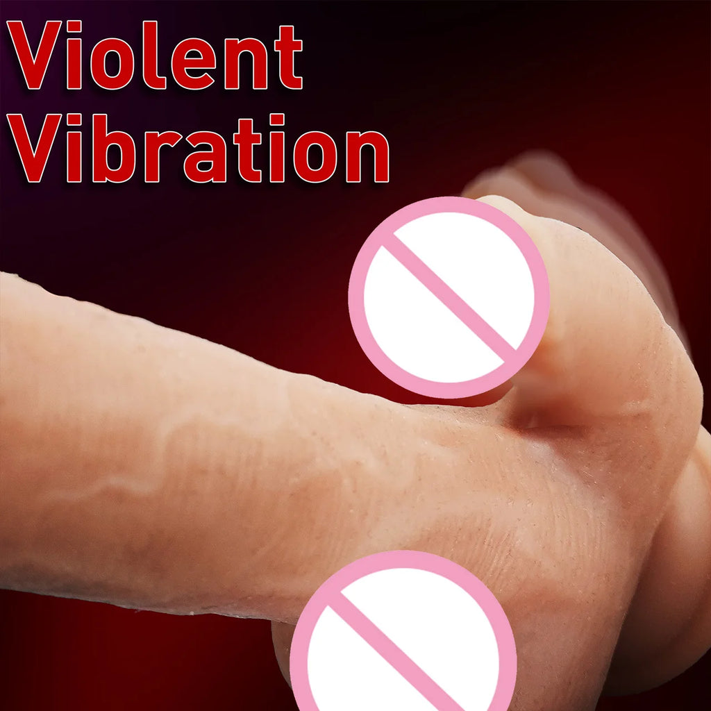 Adult Toys Female Masturbation Massager Multiple Vibration Modes Dildo Stimulates G-Spot and Clitoris Couples' Intimate Toys