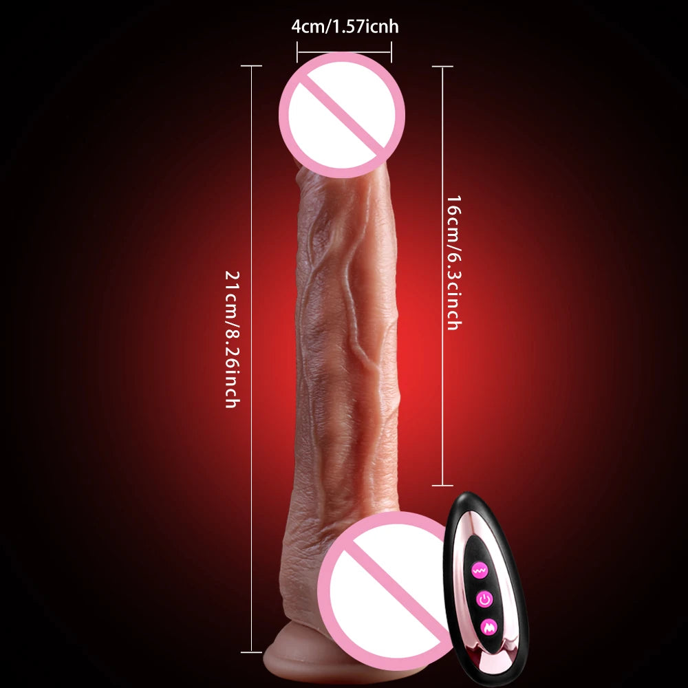 Super Realistic Dildo Vibrator Silicone Big Penis Anal Sex Female G-Spot Masturbator Adult Sex toy Lesbian Butt Plug For Women