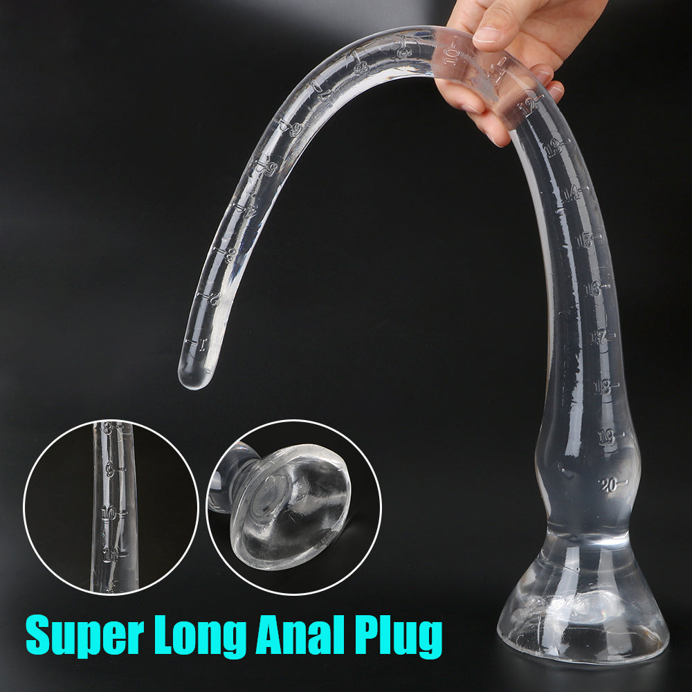 Buttplug Big Size 60CM 23.6IN Anal Plug With Suction Cup For Womans Men Gay Sexshop Anus Whip Tentacle Dildo Super Long Sex Toy
