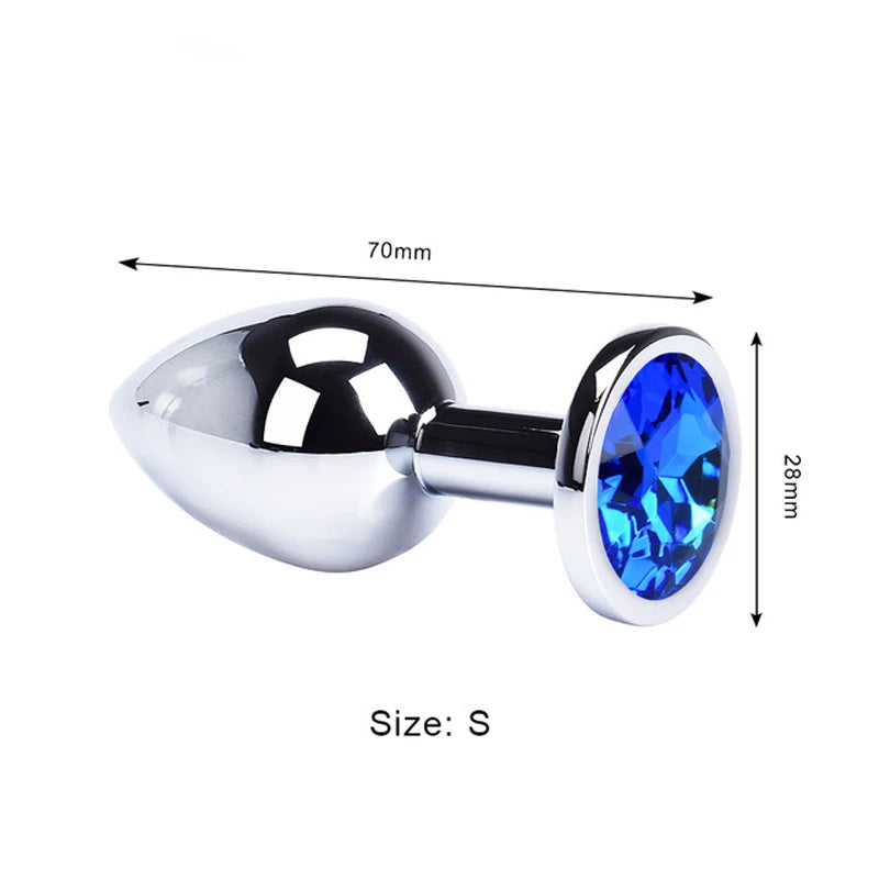 Anal plug Butt plugs anal sleeve dongle anal phalos for anal proleurre metal vibrating analnach tube Toys for adults Anal toys