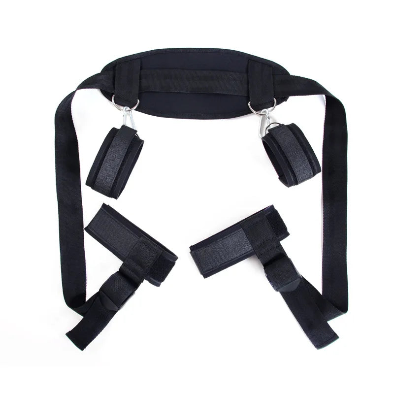 Bondage Handcuffs&Neck Pillow&Ankle cuffs BDSM Kit Flirting Sex Toys For Woman Couples Adjustable Restraints Erotic Accessories