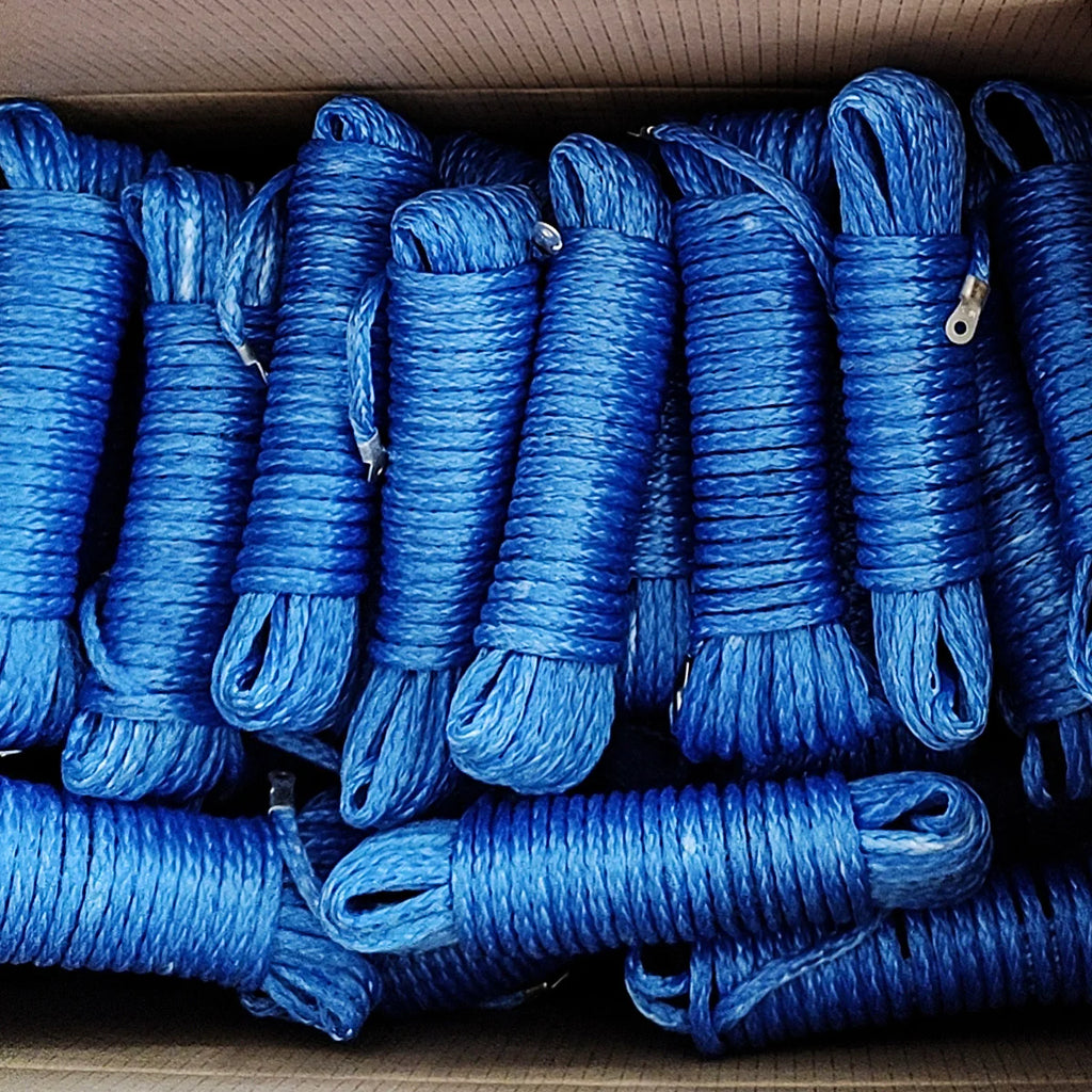 Hot Selling High Strength UHMWPE Colorful Winch Rope Fiber Braided Towing Rope for Off-Road Car Rescue Emergency Tool Kit