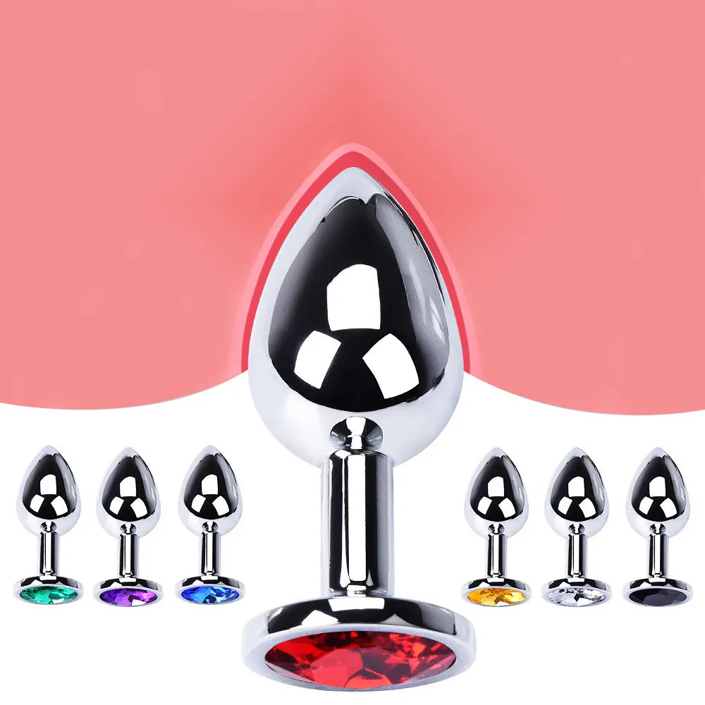 Anal plug Butt plugs anal sleeve dongle anal phalos for anal proleurre metal vibrating analnach tube Toys for adults Anal toys