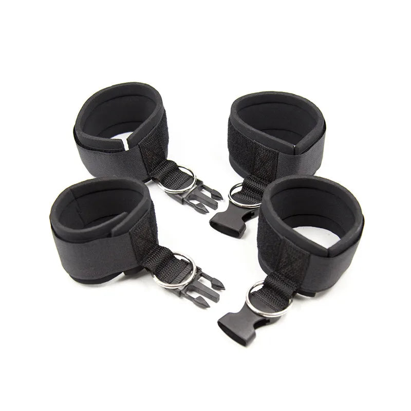 Adult Games No Vibrators Slave Erotic BDSM Bondage Harness Flirting Ways Restraint Handcuffs On Door Sex Toys For Women Sex Shop