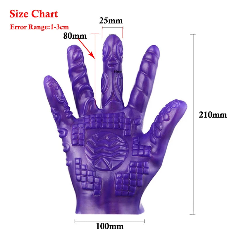 Erotic Magic Palm Hand Masturbator Sex Glove Adult Game Masturbation Vagina Massage Gloves sex game for couples Intimate goods