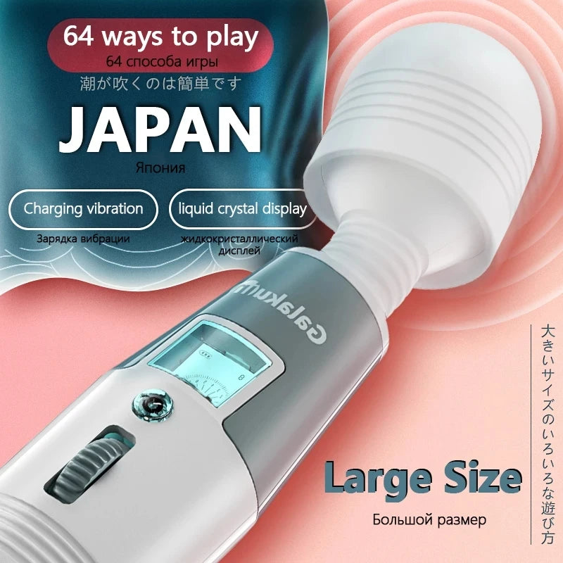 Huge Magic Wand Vibrators for woman, G-Spot Female Clitoris Stimulator Masturbator Dildo Vibrator Adults Toys Sex Toys for Woman