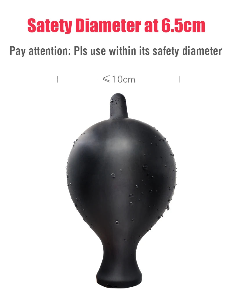 BDSM Vibrator Inflatable Anal Plug Huge Butt Plug Dildo Pump Vaginal Anus Expansion Prostate Massager Sex Toys for Woman Men Gay