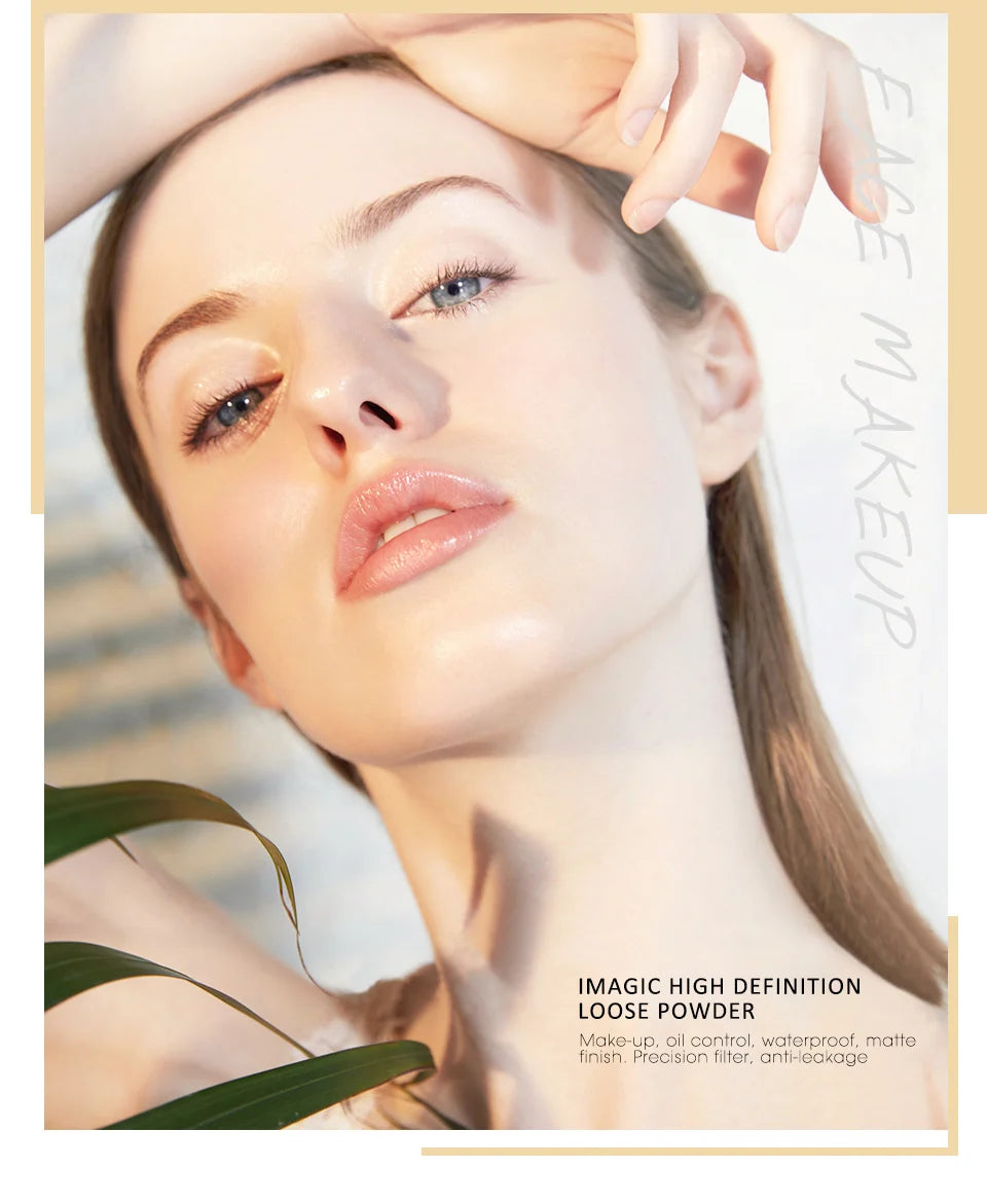 IMAGIC new makeup powder waterproof oil control waterproof  foundation invisible brightening skin cosmetic