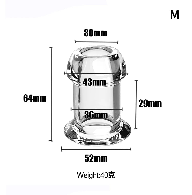 Hollow Anal Plug Butt Plug Anal Dilator Anus Tunnel Expansion Prostate Massager Sextoy Vagina Anchor Shower Enema Intimate Goods