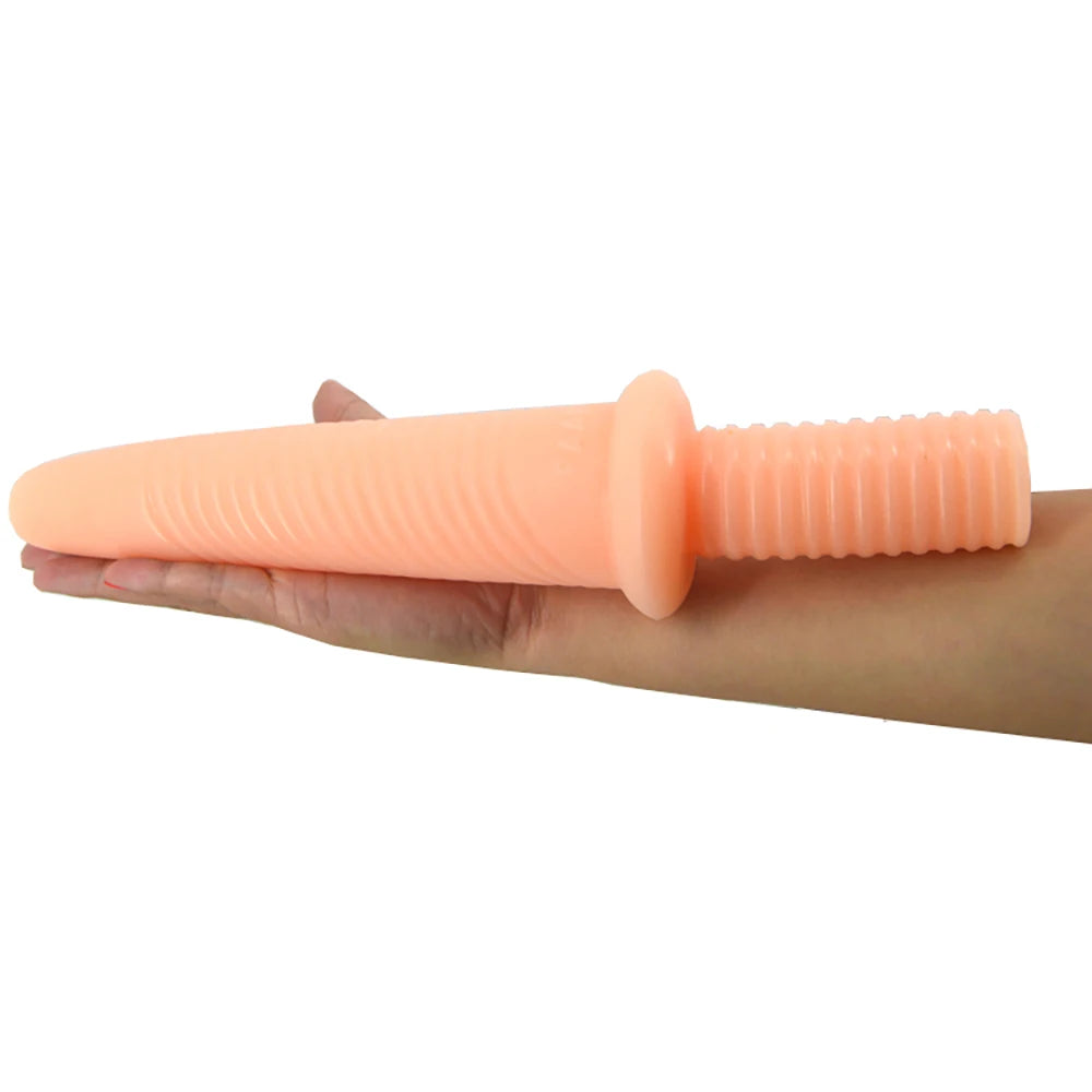 31mm Screw Sword PVC Anal Plug Dildo Women Masturbator Handle-Bar Soft Vagina Anus Prostate Orgasm Sex Toys for Lesbian Gay Men