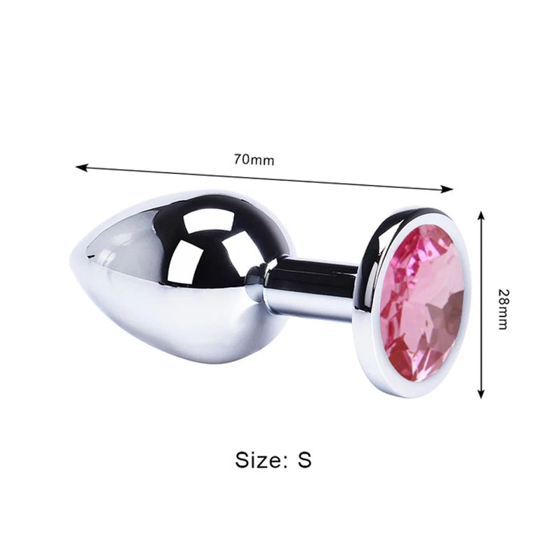 Anal plug Butt plugs anal sleeve dongle anal phalos for anal proleurre metal vibrating analnach tube Toys for adults Anal toys
