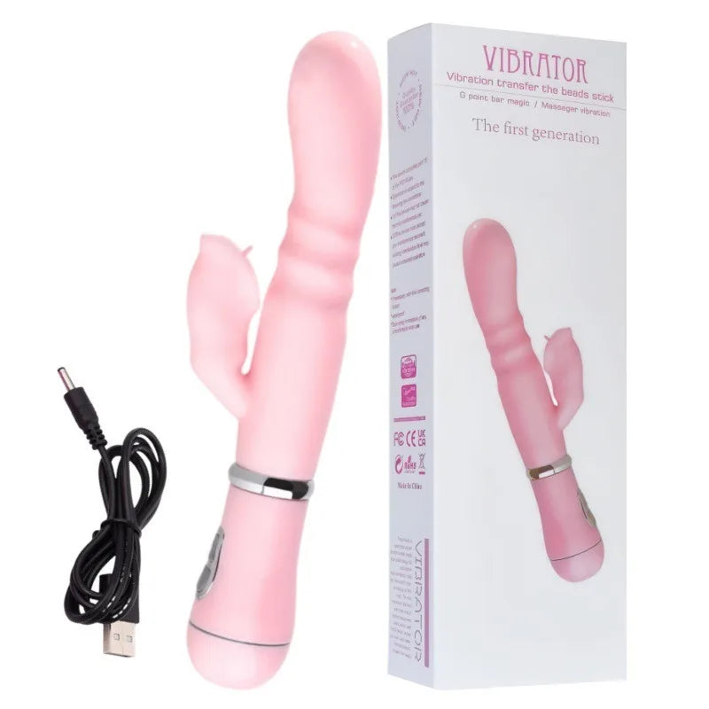 Female Erotic Variable-frequency Tongue Licking G-spot  Vibration Massager Posterior Genital Area Self-pleasure Device Adult