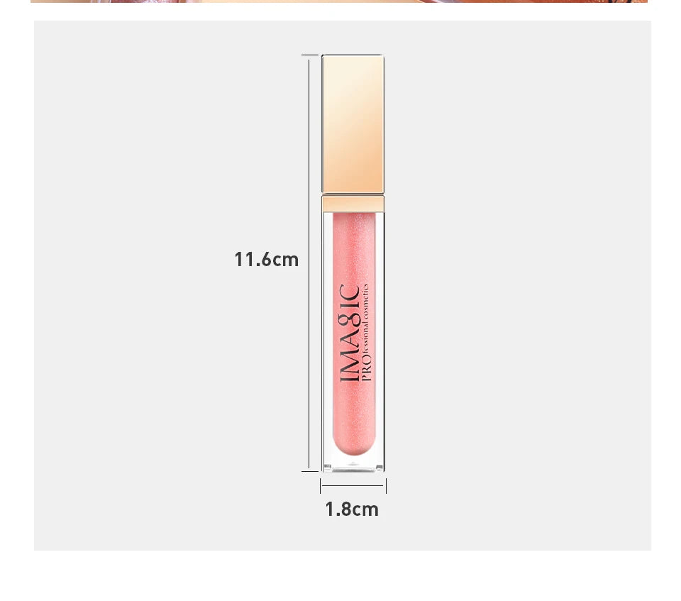 IMAGIC new waterproof and moisturizing lip gloss velvet matte lasting lip gloss ladies cosmetics 20 colors
