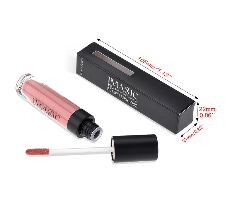 IMAGIC 1pcs matte  Sexy 28 color Matte Lipstick lipgloss Waterproof Long Lasting Gloss Beauty makeup lip gloss fashion lip