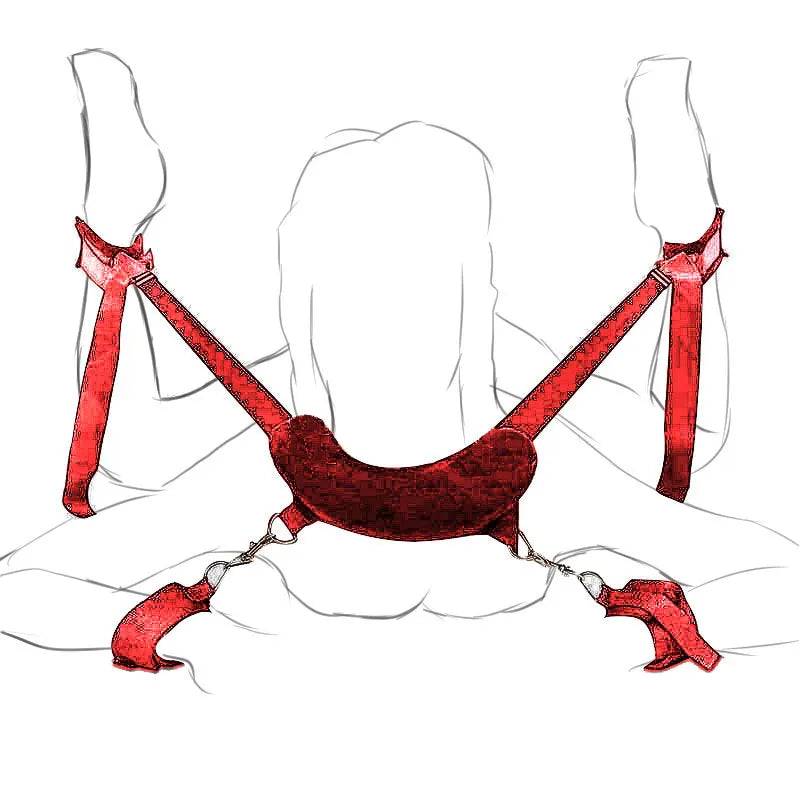 Erotic Women Restraint Strap Sex Tools Bondage Gear Sex Toys For Couples Bdsm Slave Handcuffs & Open Leg Accessoires Sex Shop