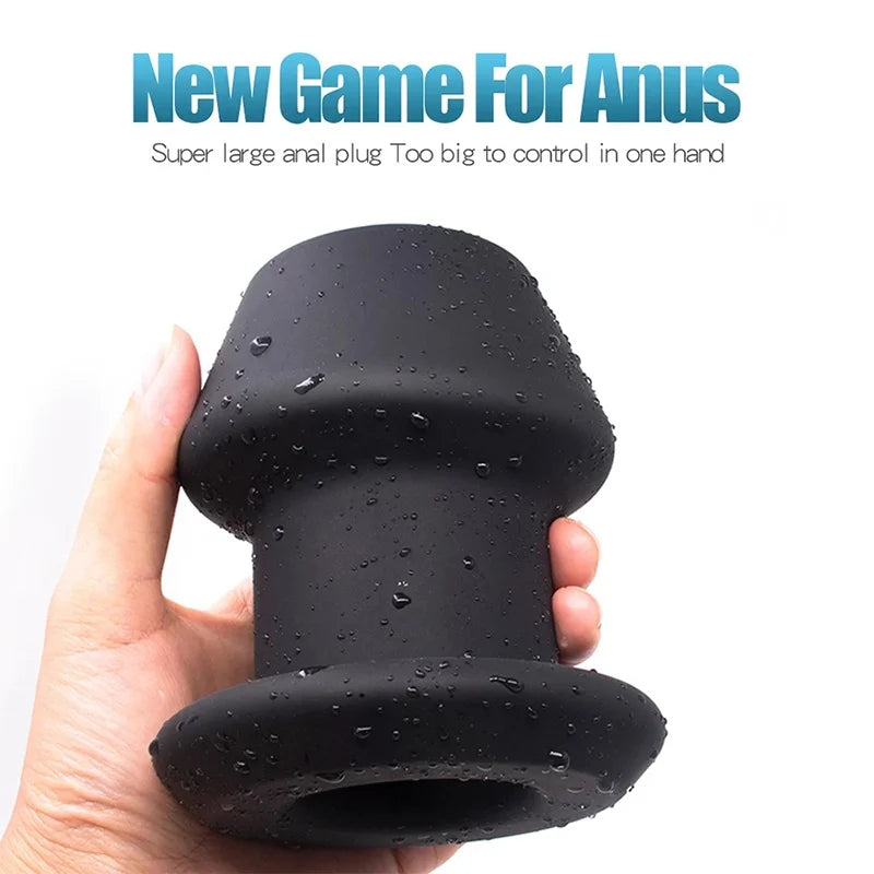 Huge Hollow Tunnel Butt Plugs And Tunnels Big Plug Anal Sex Toys For Woman Dilatador Gay Ass Men Adults Anus Cleaning Erotic