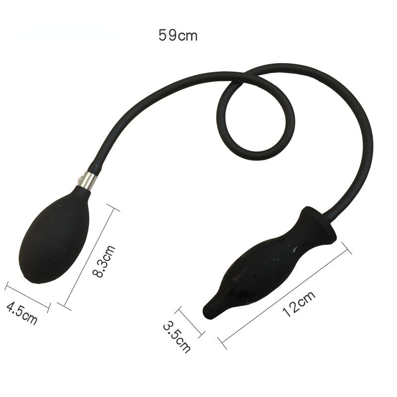 Inflatable Anal Plug Anus Dilator Dildo Pump Butt Plug Prostate Massage Vagina Stimulate Anus Extender Sex Toys for Woman