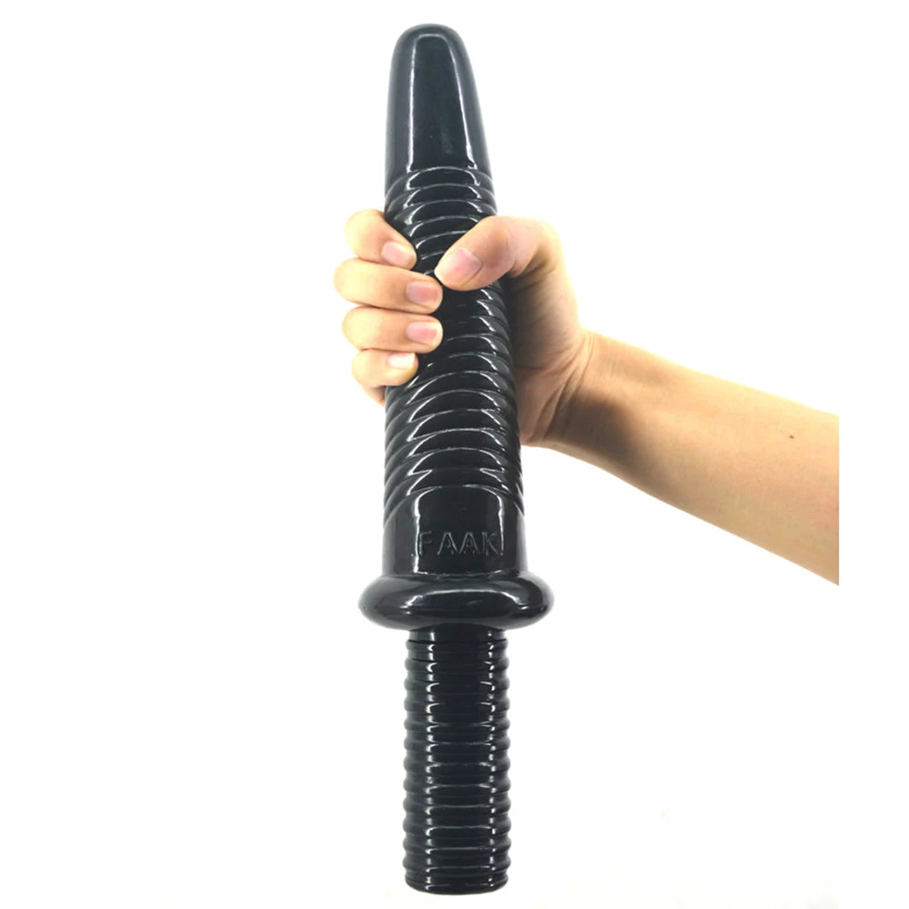 31mm Screw Sword PVC Anal Plug Dildo Women Masturbator Handle-Bar Soft Vagina Anus Prostate Orgasm Sex Toys for Lesbian Gay Men
