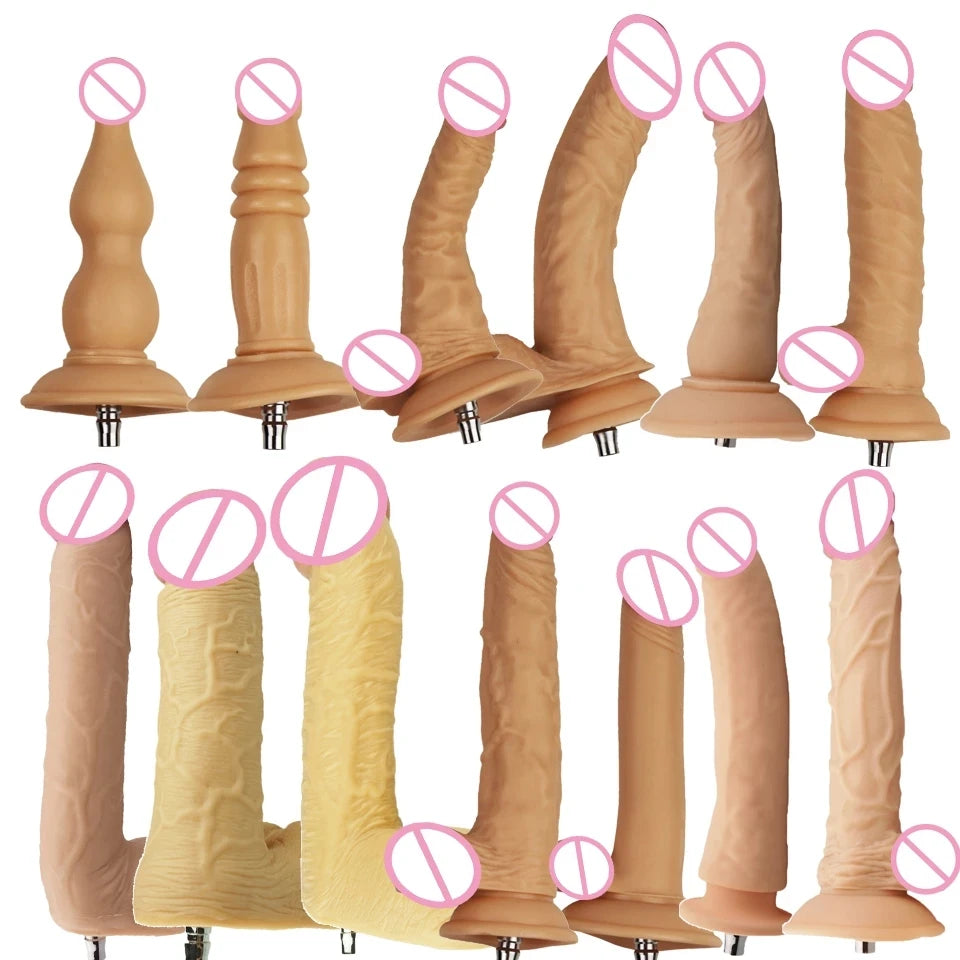 Sex machine attachment big dildo sexy woman with penis length 23cm and width 4 cm adult toy female sex toy masturbation vibrator