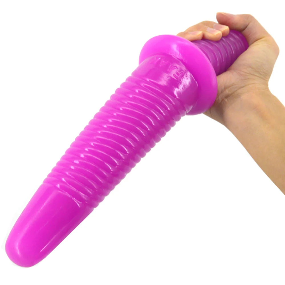 31mm Screw Sword PVC Anal Plug Dildo Women Masturbator Handle-Bar Soft Vagina Anus Prostate Orgasm Sex Toys for Lesbian Gay Men