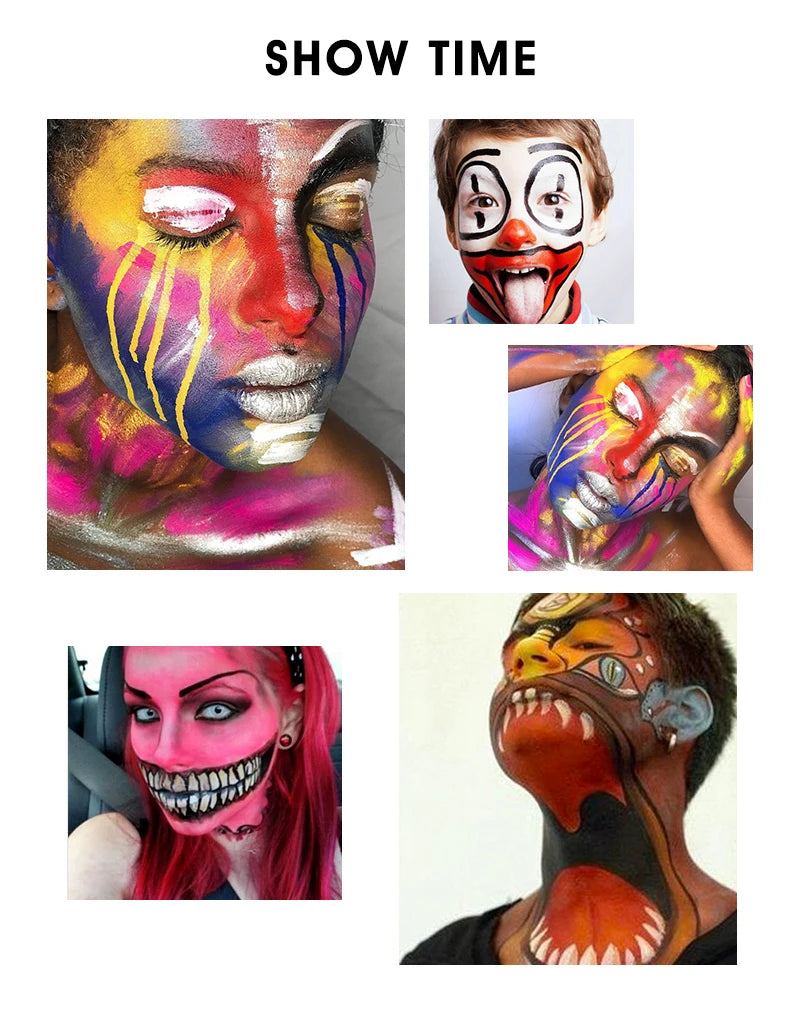 IMAGIC Eyeshadow Palette Matte Make Up Palette Highlight Blus Shimmer Pearlescent Waterproof  Eye shadow Powder And Body Paint