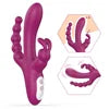 New Arrival Medical Silicone+ABS 9-frequency Vibration G-spot and Anus Stimulus Rabbit Vibrators