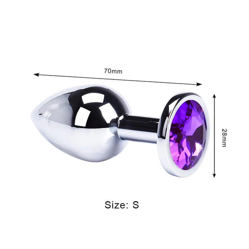 Anal plug Butt plugs anal sleeve dongle anal phalos for anal proleurre metal vibrating analnach tube Toys for adults Anal toys