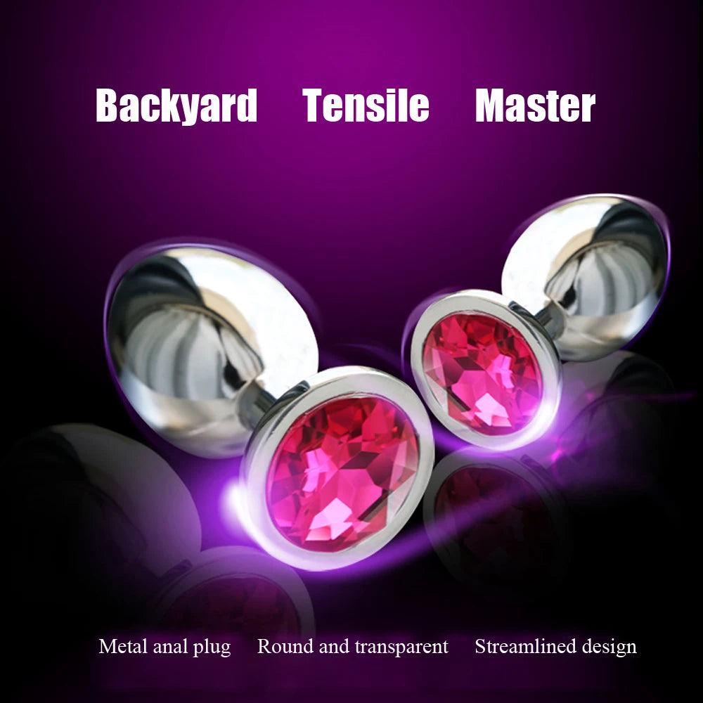 Anal plug Butt plugs anal sleeve dongle anal phalos for anal proleurre metal vibrating analnach tube Toys for adults Anal toys