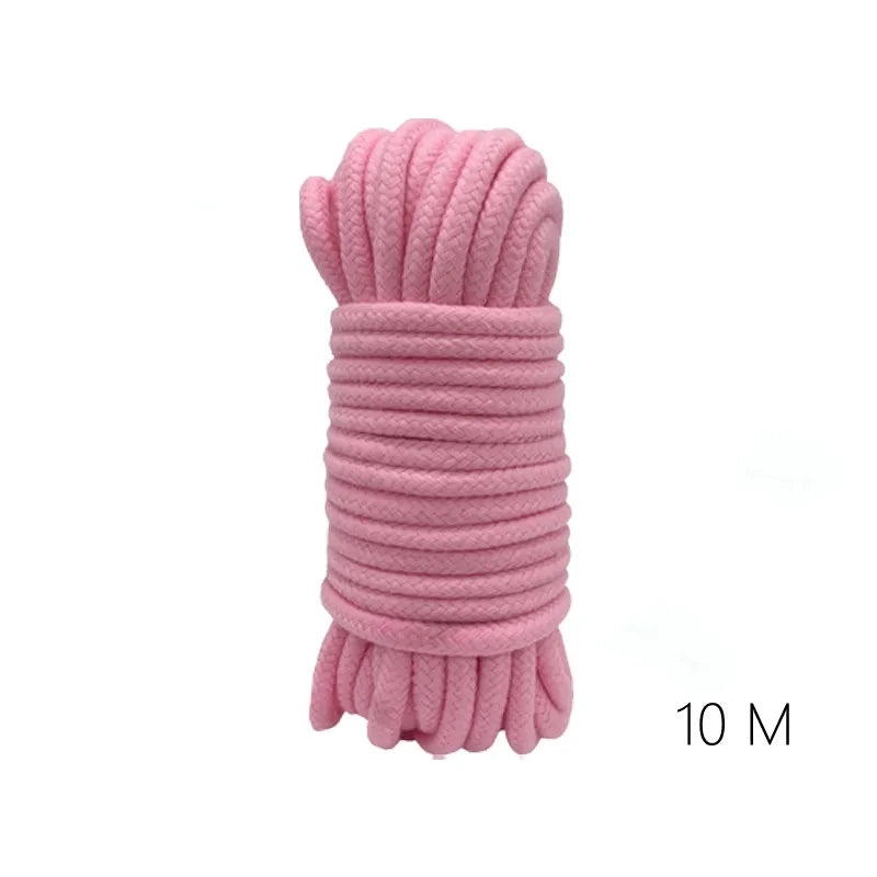 5m/10m/20m Fetish Sex Bondage Cotton Rope Erotic Shibari Accessories for Couple Adult Games Binding Role-Playing Erotic Products