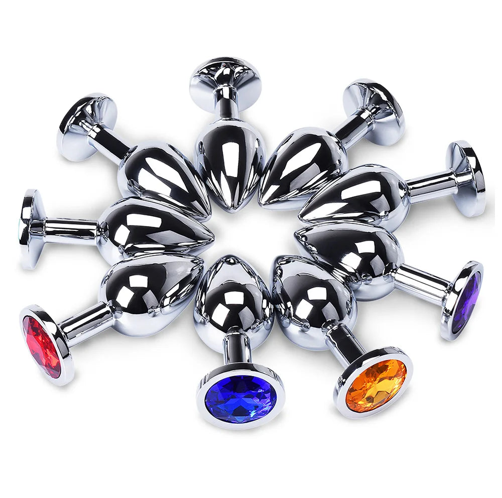 Anal plug Butt plugs anal sleeve dongle anal phalos for anal proleurre metal vibrating analnach tube Toys for adults Anal toys