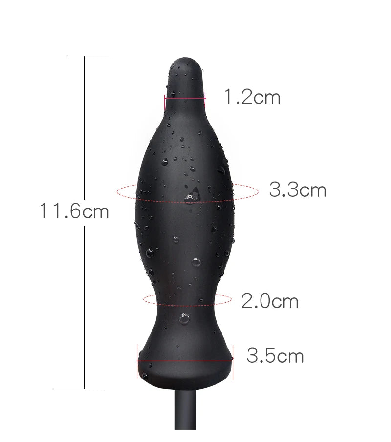 BDSM Vibrator Inflatable Anal Plug Huge Butt Plug Dildo Pump Vaginal Anus Expansion Prostate Massager Sex Toys for Woman Men Gay