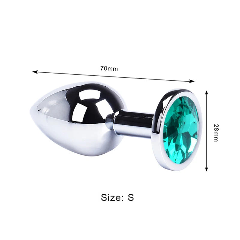Anal plug Butt plugs anal sleeve dongle anal phalos for anal proleurre metal vibrating analnach tube Toys for adults Anal toys