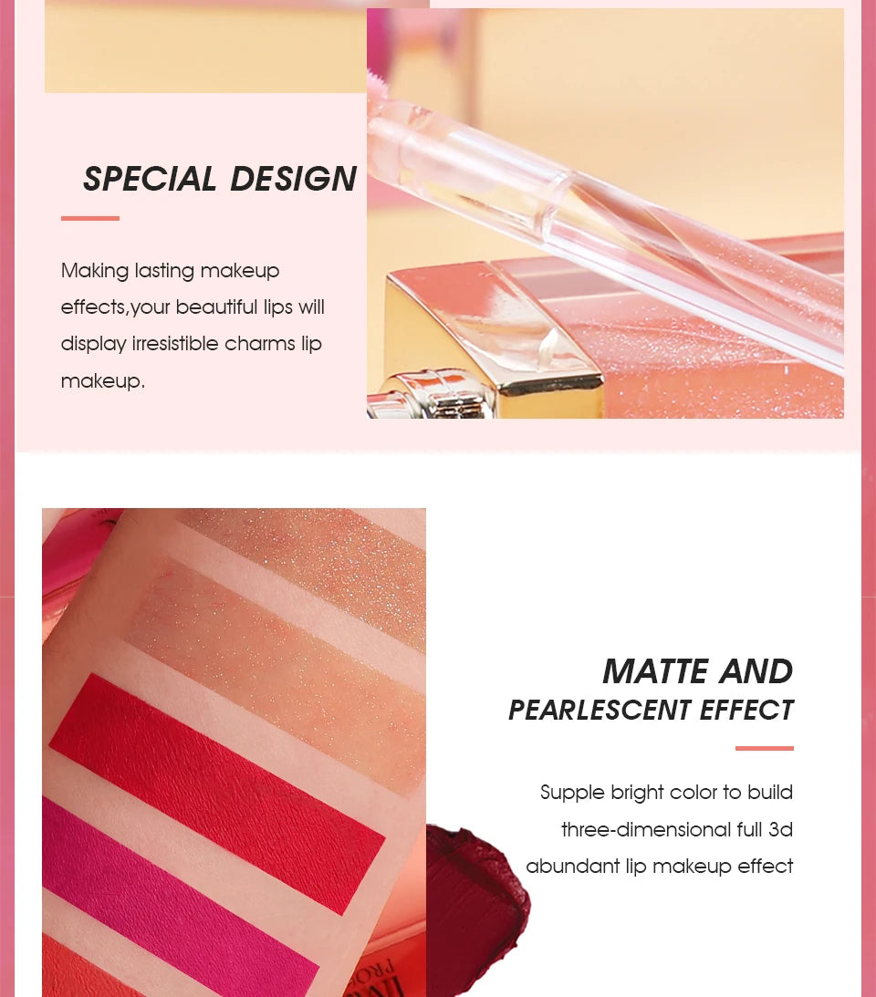 IMAGIC new waterproof and moisturizing lip gloss velvet matte lasting lip gloss ladies cosmetics 20 colors